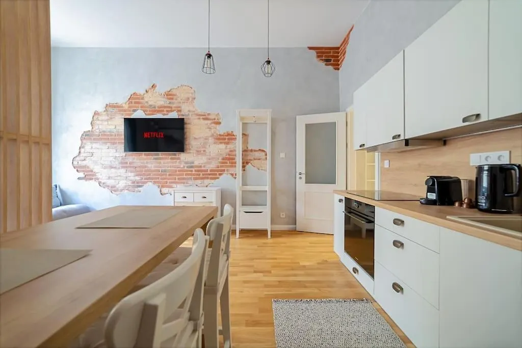 Apartment Chic Brick Suite In Historic City By Rentez Prague